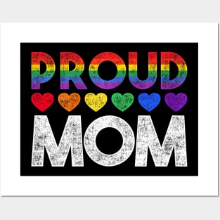 Proud Mom LGBT Posters and Art
